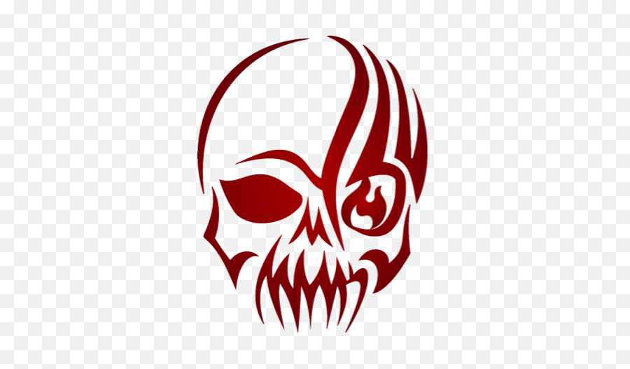 Scary Skeleton Face Transparent Png - Scary Skull Drawing Easy,Skeleton Face Png