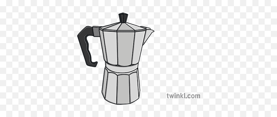 Moka Pot Illustration - Twinkl Stovetop Espresso Pot Png,Moka Icon Theme