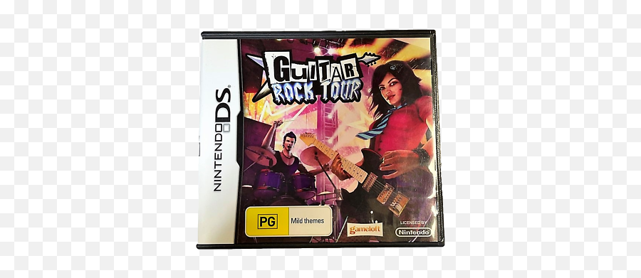 Guitar Rock Tour Nintendo Ds 2ds 3ds Game Complete Ebay - Guitar Rock Tour Nintendo Ds Png,Wii Icon Guitar