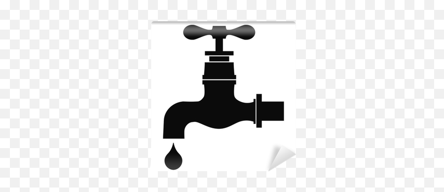 Wall Mural Tap Icon - Pixersus Plumbing Graphic Png,Tap Icon