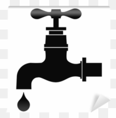 Wall Mural Tap Icon - PIXERSUS Plumbing Graphic png
