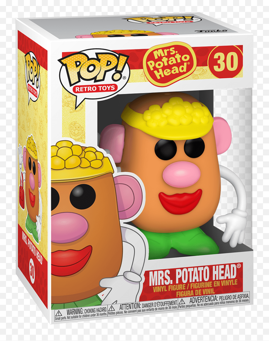 Funko Retro Toys Pop - Mrs Potato Head Retro Toys Vinyl Mrs Potato Funko Pop Png,Choking Hazard Icon