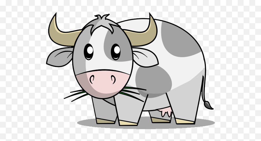 Free Cute Cartoon Cows Download Png - Ox Cartoon Transparent Background,Cute Cow Icon