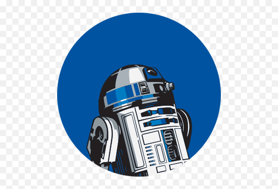 R2 - D2 R2 D2 Blue Background Png,R2d2 Icon