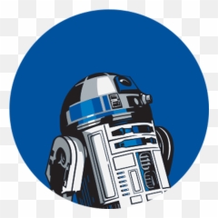 R2 - D2 Blue Background png