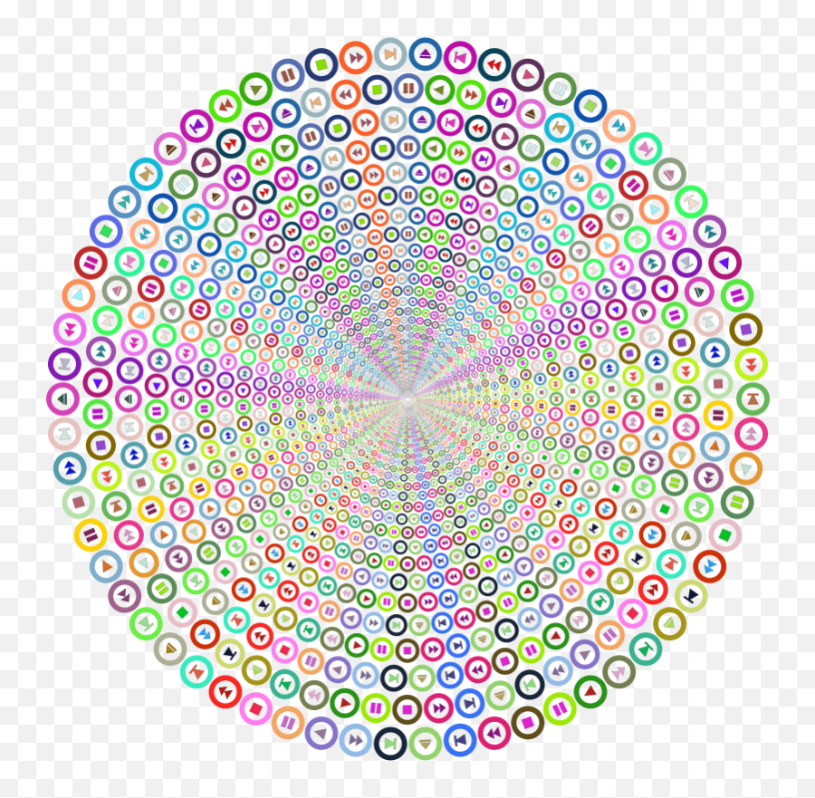 Player Vortex Colorful - Openclipart Dot Png,Vortex Icon