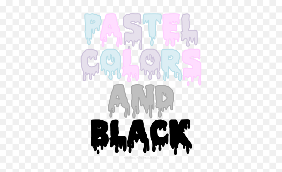 Pastel Goth Font - Pastel Goth Tumblr Pngs,Pastel Goth Png