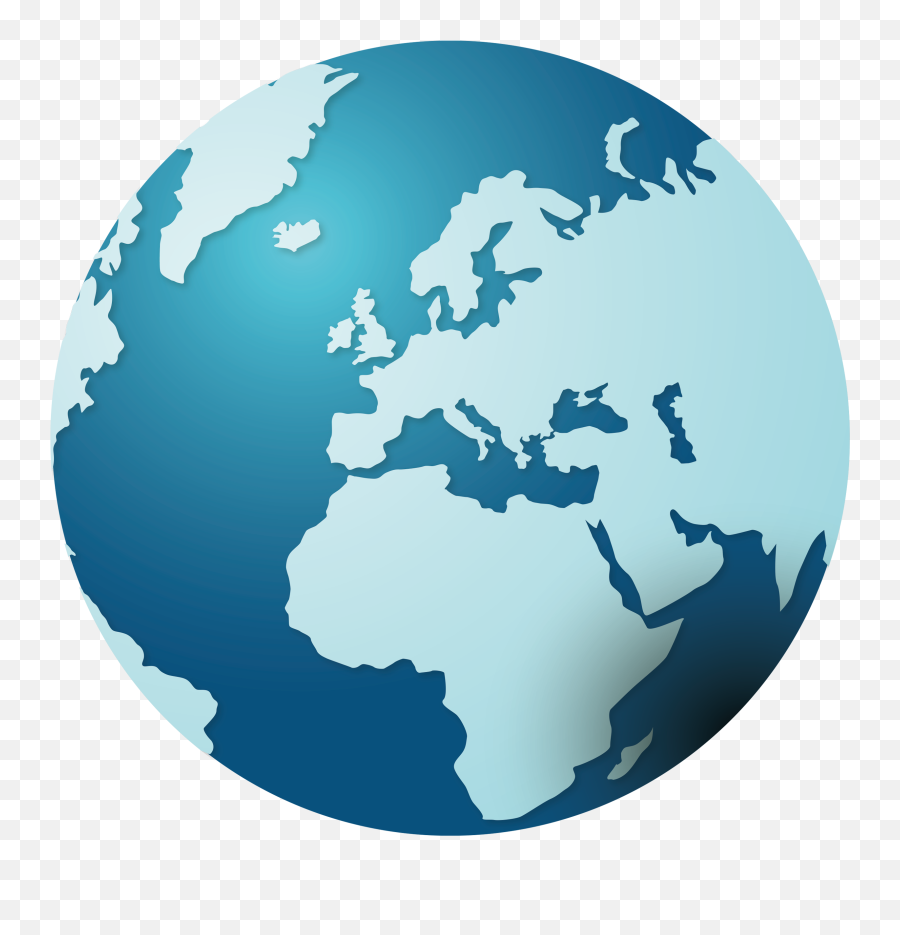 Globe Clipart Planet Earth Transparent - World Globe Europe Png,Planet Transparent Background