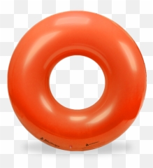 Download Orange Round Tube Pool Float - Inflatable Png,Pool Float Png