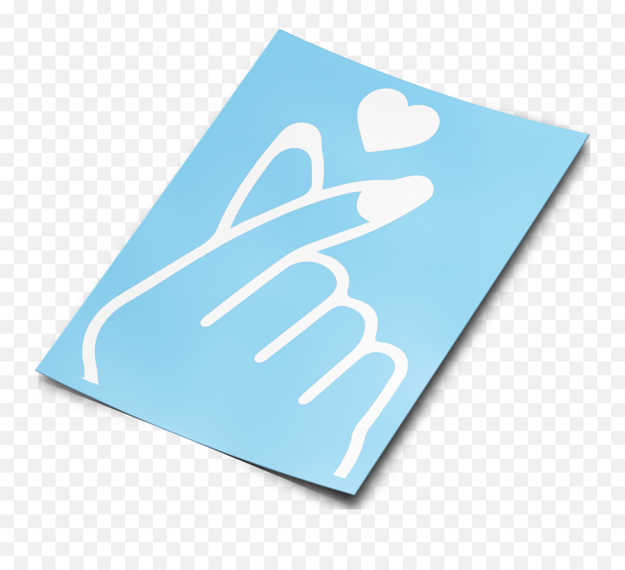 Finger Heart Mirror Overlay - Horizontal Png,Cupped Hand Icon