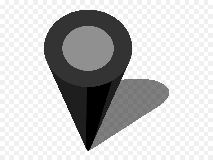 Black Map Pin transparent PNG - StickPNG