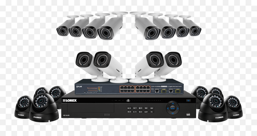 Hikvision Ip Camera - Cctv Camera System Png,Security Camera Png