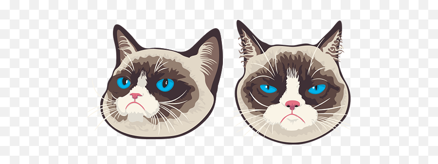 Grumpy Cat Cursor - Grumpy Cat Cursor Png,Knife Cat Meme Transparent
