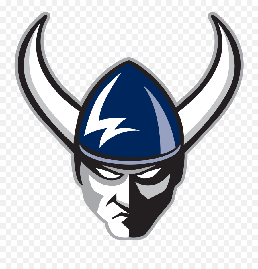 Blue Helmet With Horns Logo - Western Washington Vikings Png,Viking Helmet Logo