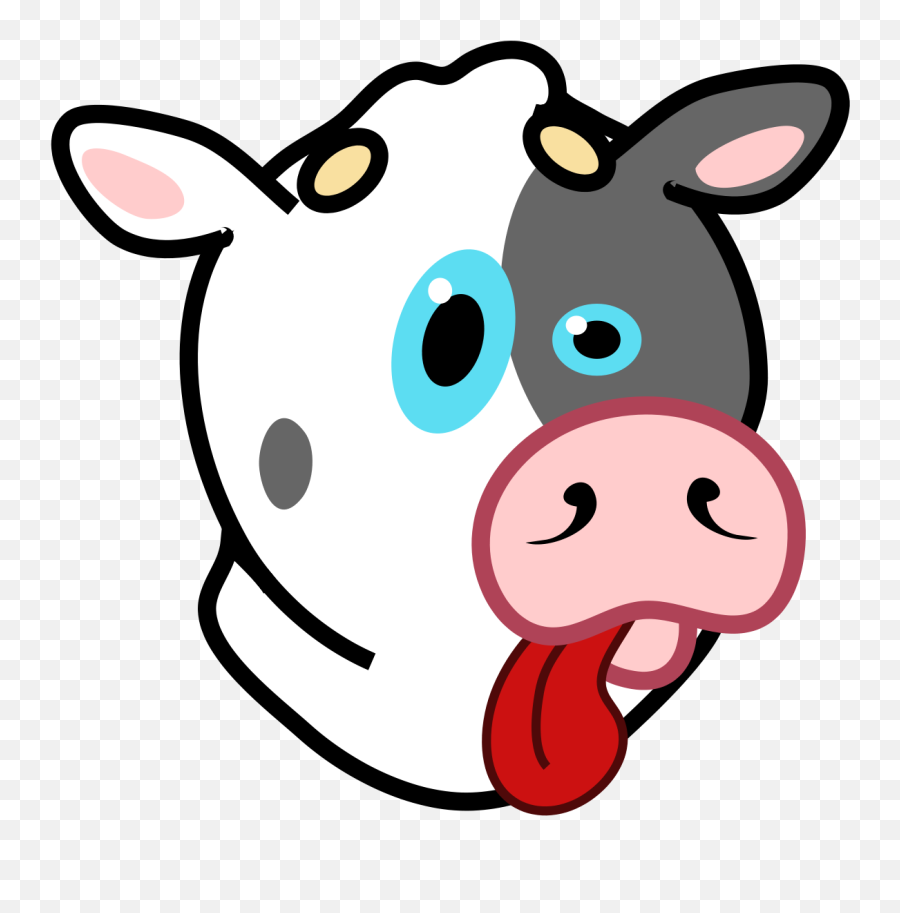 Cow Icon 05 - Tongue Of Cow Cartoon Png,Cow Face Png