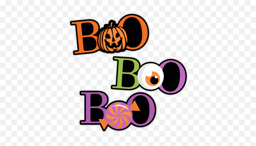Boo Halloween Png 3 Image - Boo Clip Art,Cute Halloween Png