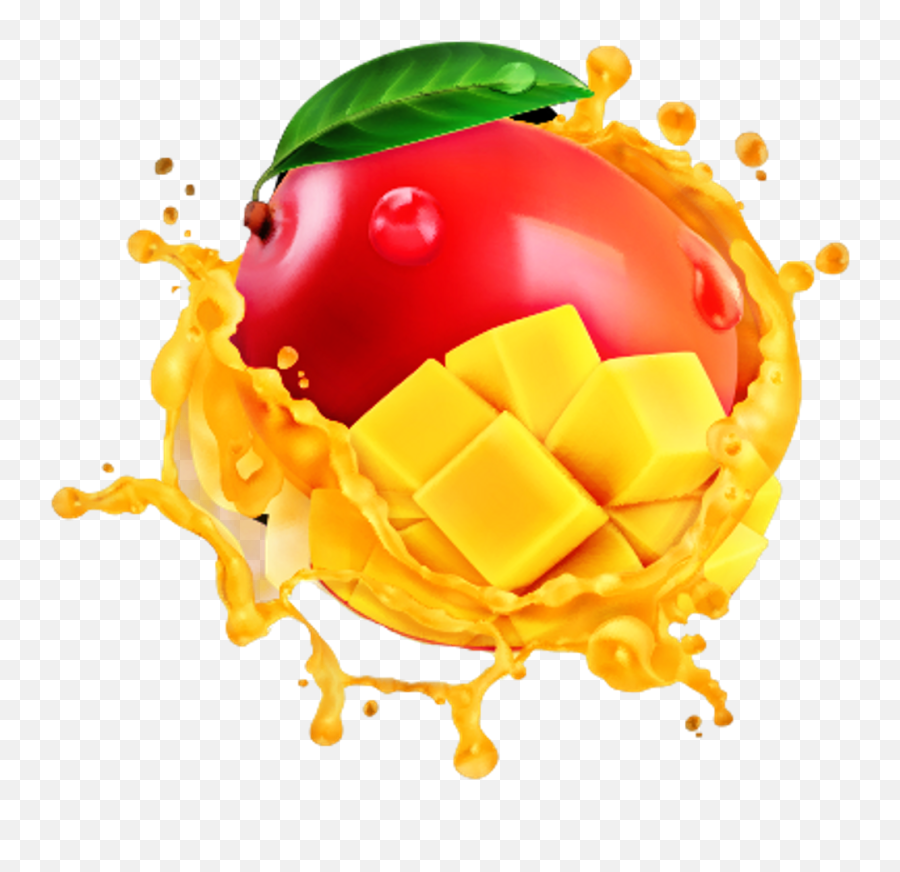 Download Scmango Mango Fruit Splash Png Transparent Background