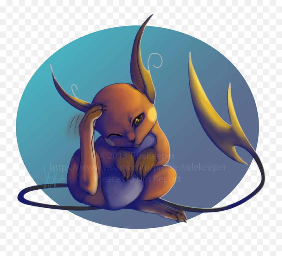 Pokemon - Raichu U2014 Weasyl Charizard Pokemon Fan Art Png,Raichu Png