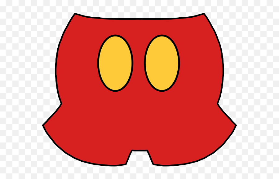 Mickey Mouse Pants Png Clipart - Short De Mickey Mouse Png,Pants Png