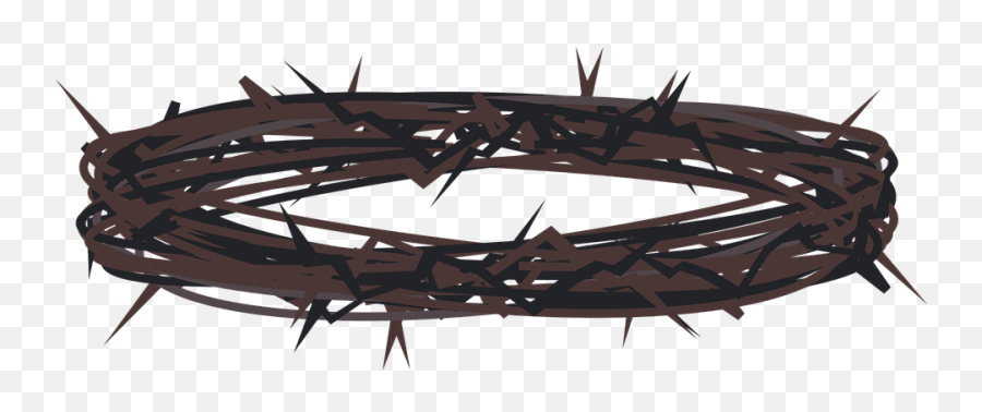 Graphic Lent Holy Week Crown Of - Free Vector Graphic On Pixabay Thorn Crown Png,Thorns Png