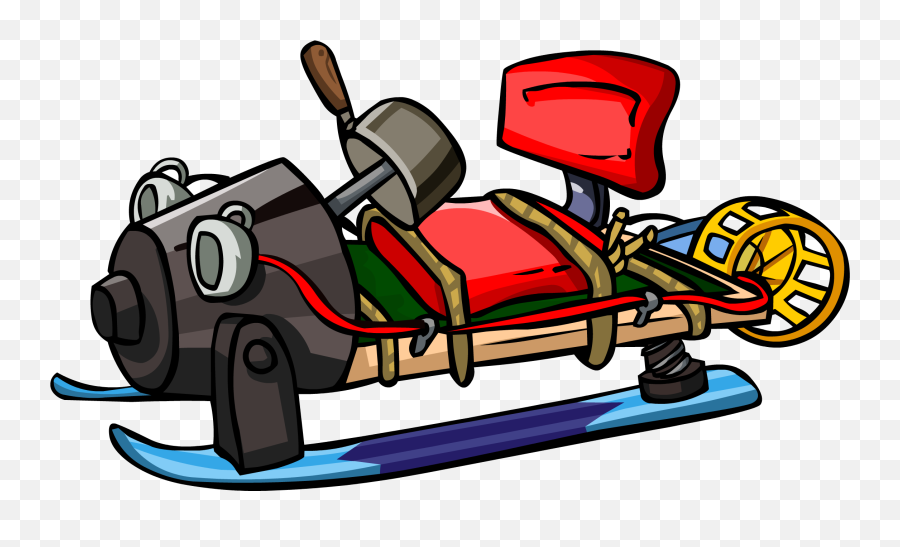 Download 6 Clipart Snow Sled - Prototype Sled Club Penguin Clip Art Png,Sled Png