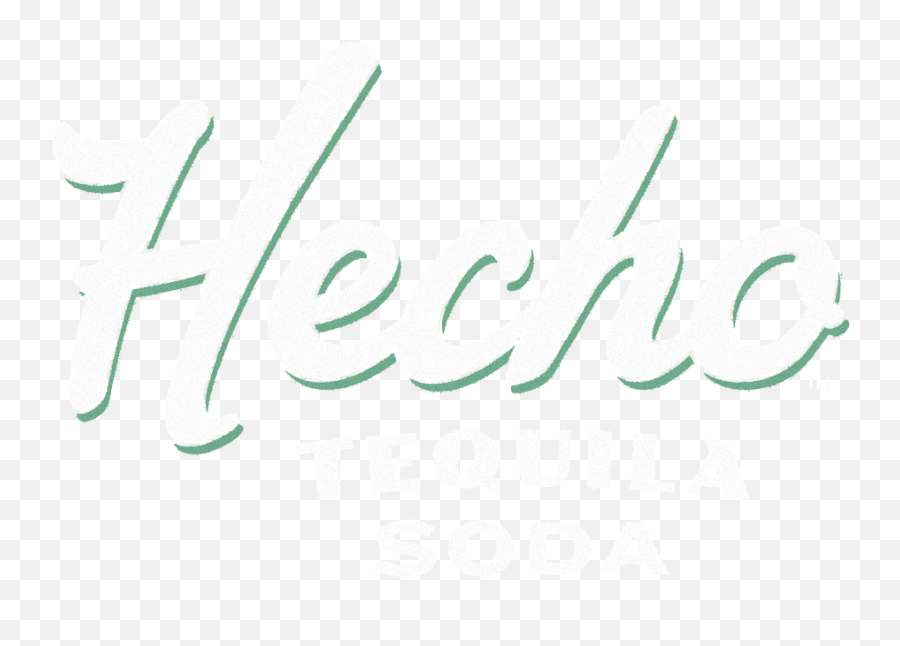 Hecho Tequila Soda - Calligraphy Png,Sodas Png