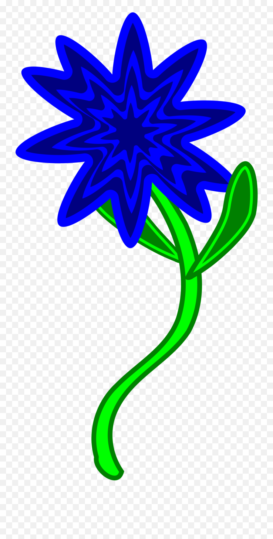 Blue Flower Png Clip Arts For Web - Corte Silhouette Cameo Molde De Flores Para Silhouette,Blue Flower Png