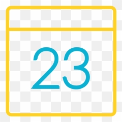 Calendar Date Icon - Transparent PNG u0026 SVG vector file Parallel