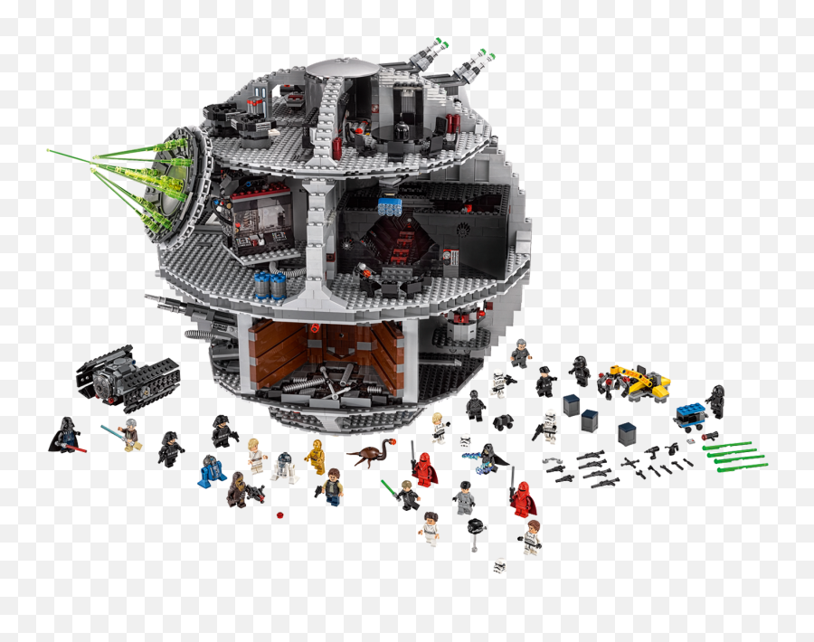 Lego 75159 Star Wars Ucs Death - Lego Star Wars Death Star 2016 Png,Death Star Transparent