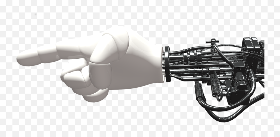 Robotic Hand Pointing Png Image - Robot Arm Png Transparent,Hand Pointing Png