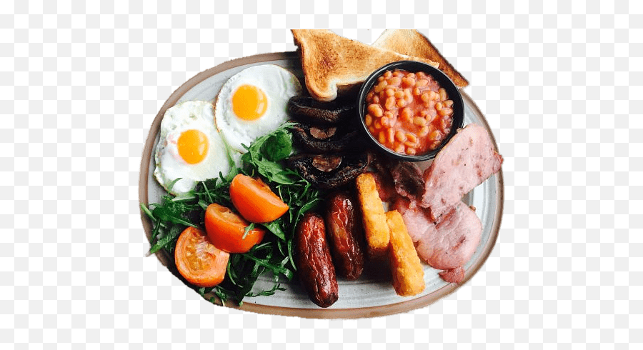 English Breakfast Plate Transparent Png - Full English Breakfast Transparent,Breakfast Transparent