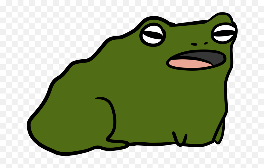 Download Hd Cute Frog Sticker - Cute Frog Png,Wednesday Frog Png
