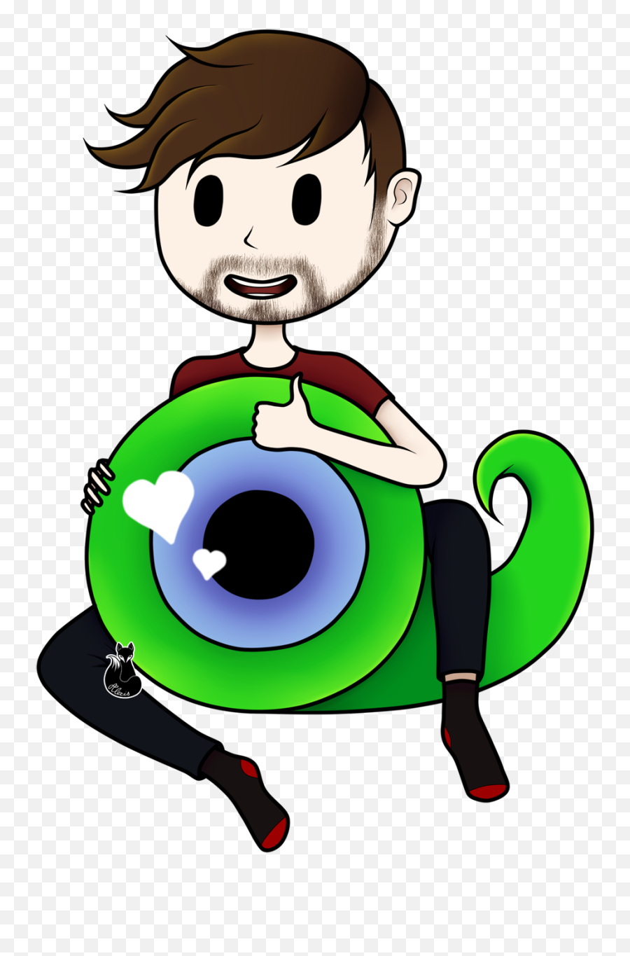 Jackspeticeye Markiplier Septiceye Sam Tiny Box Tim - Cartoon Septiceye Fish Png,Markiplier Png