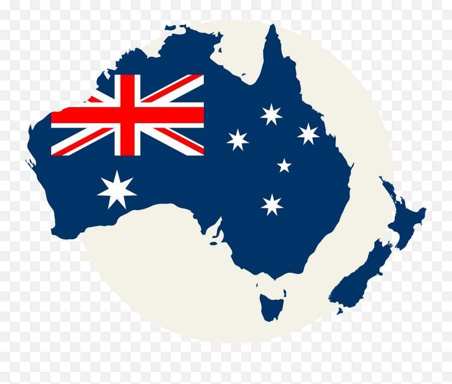 Flag Of Australia Map - Australia Png Download 21342134 Australia Map Flag Png,Australia Flag Png