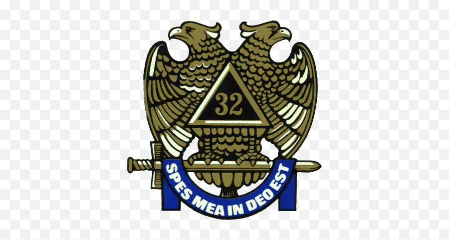 Scottish Rite 32 Nd Degree Masonic Art Symbols - 32 Degree Mason Symbol Png,Masonic Lodge Logo