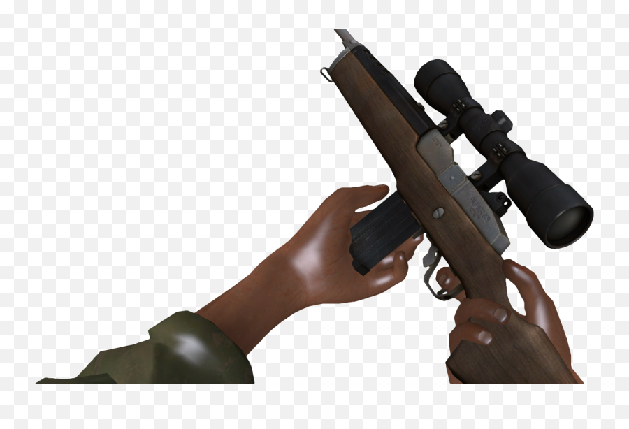 Hunting Rifle - M14 Left 4 Dead Png,Hunting Rifle Png