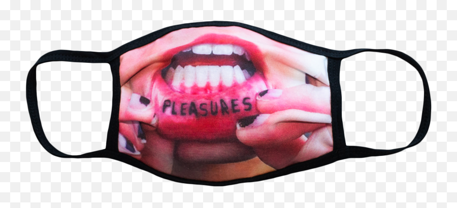 Pleasures Tattoo Face Mask - Pleasures Face Mask Png,Face Tattoo Transparent