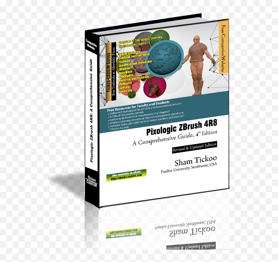 Pixologic Zbrush 4r8 A Comprehensive Guide Book By Prof - Horizontal Png,Zbrush Logo Png