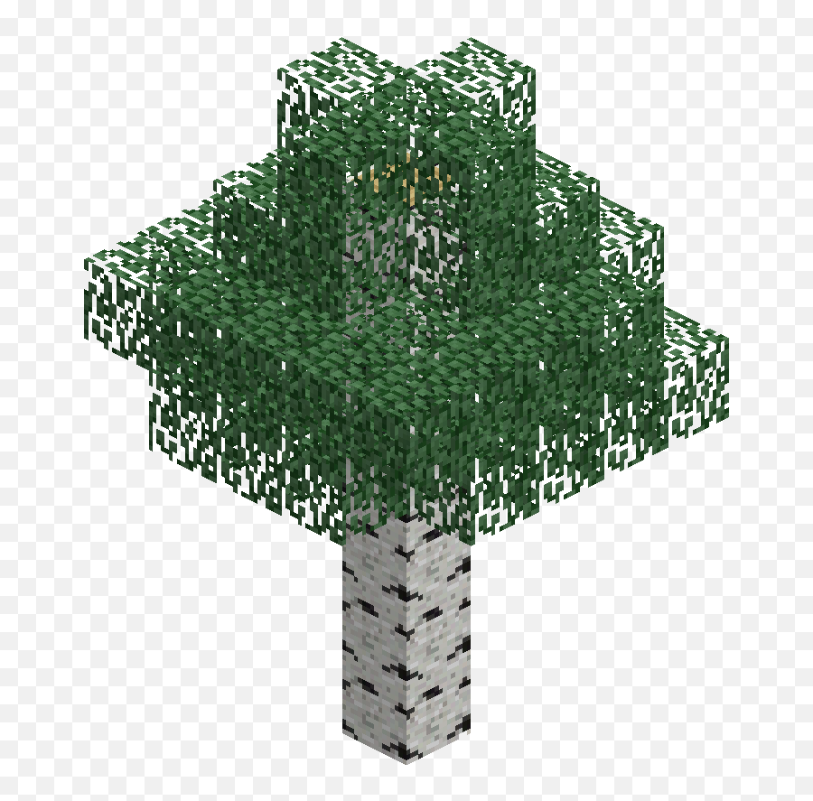 Birch Tree - Minecraft Oak Tree Png,Minecraft Tree Png
