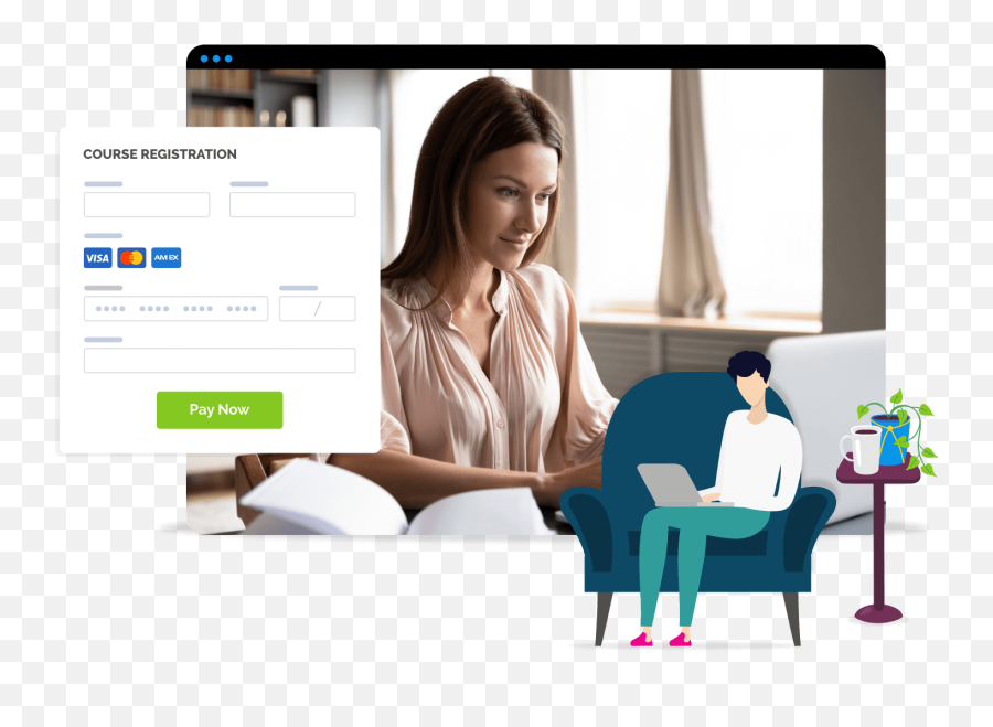 Online Registration Software Accept Payments - Computer Png,Online Registration Icon