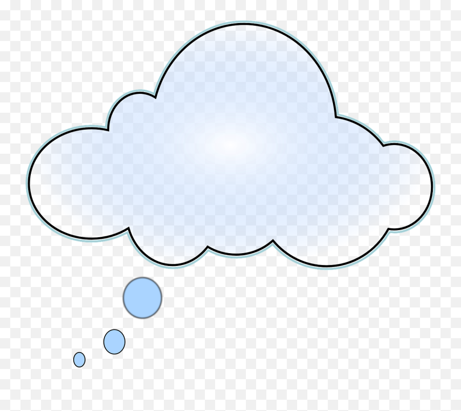 Download Think Cloud Png - Transparent Png Png Images Oblacik Png,Thinking Bubble Png