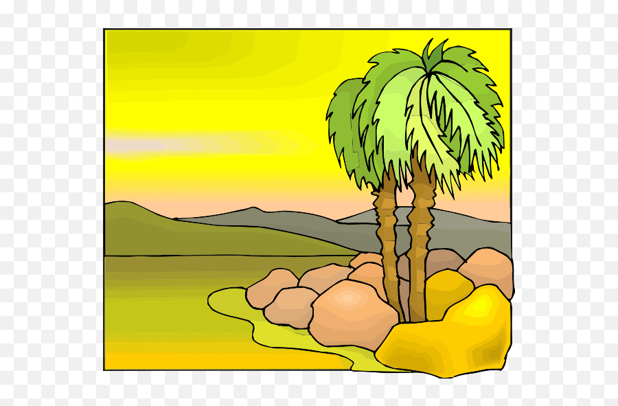 Tropical Tree Color Illustration Free Svg - Sabal Palmetto Png,Tropical Tree Png