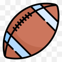Rugby Ball - Free hobbies and free time icons American Football png