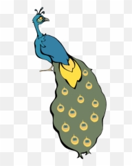 Cartoon Peacock Png Svg Clip For Web - Download Portable Network Graphics