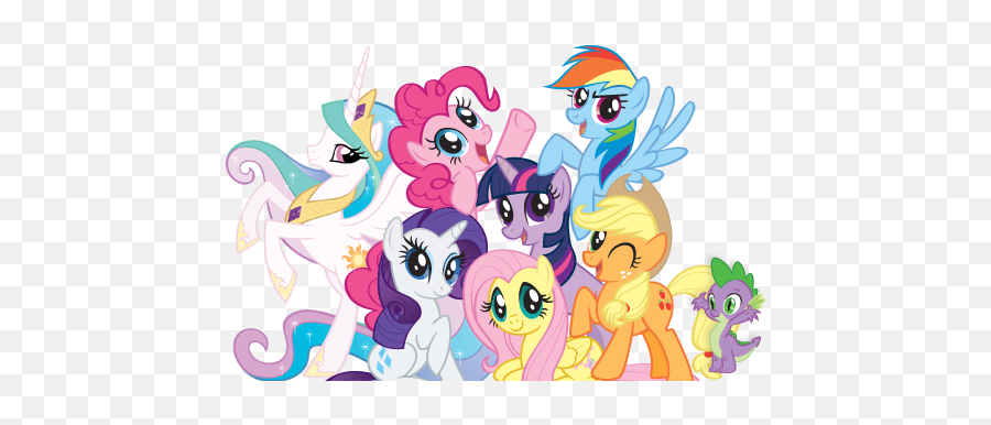 Group Shot - Little Pony Friendship Is Magic Png,Pony Png