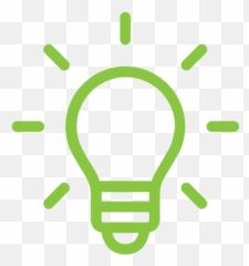 Define Your Strategy I Envision Health - Transparent Background Light Bulb Icon Png