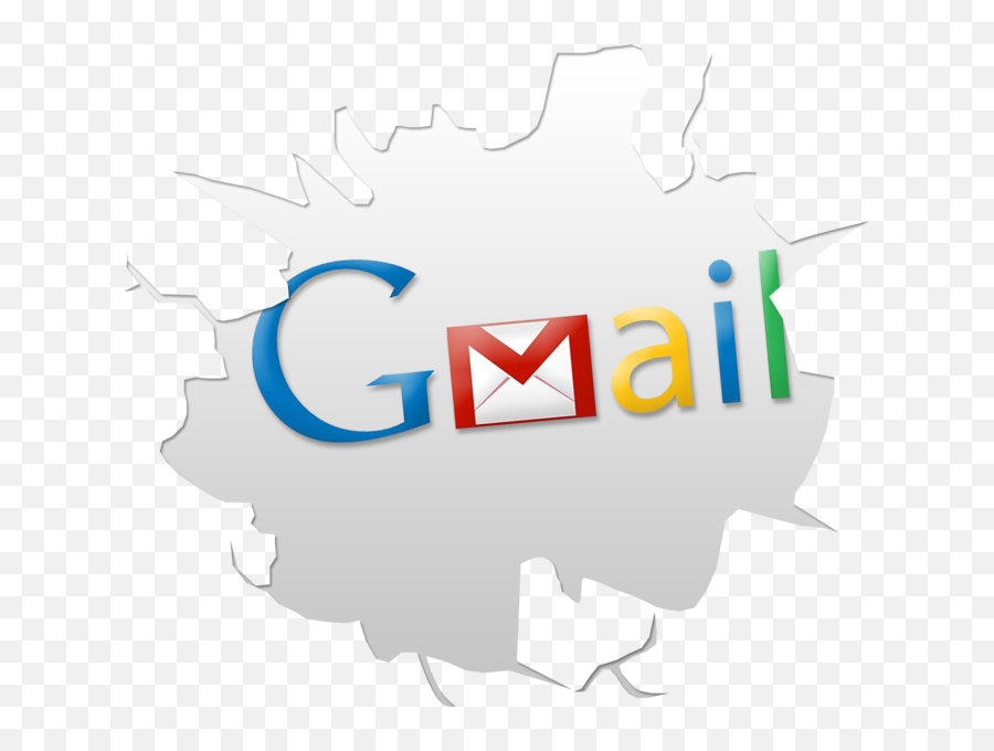 Free Cracked Gmail Logo Psd Vector - Inbox Email Google Gmail Png,Gmail Logo Vector