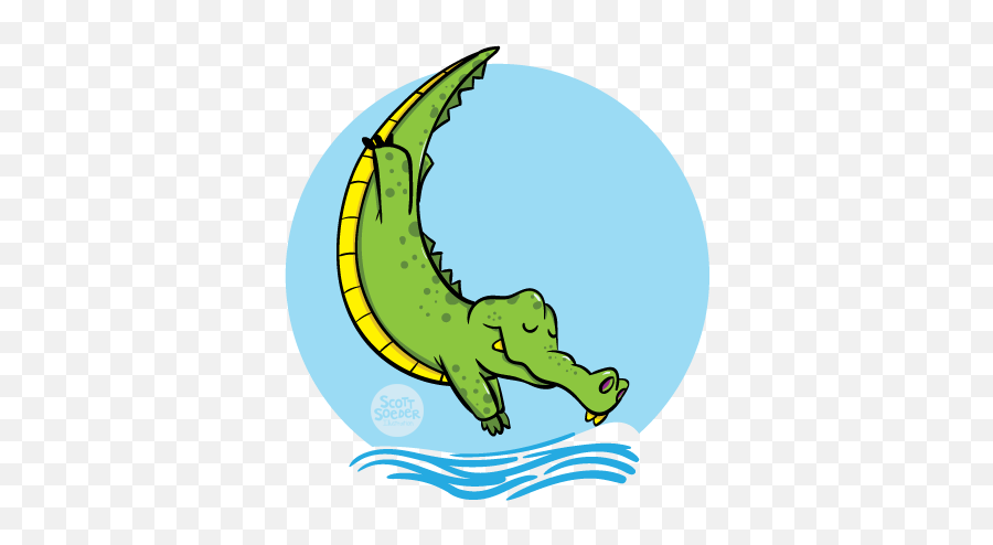Gator Illustrations For The J Swim - Clip Art Png,Gator Png