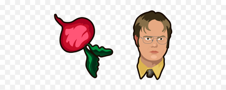 The Office Dwight Schrute Cursor - Dwight The Office Cartoon Png,Dwight Schrute Png