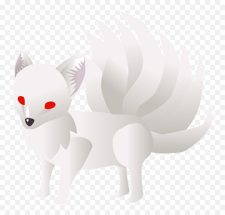 Monster Huli Jing - Japanese Fox With Nine Tails Clipart Png,Tails The Fox Icon